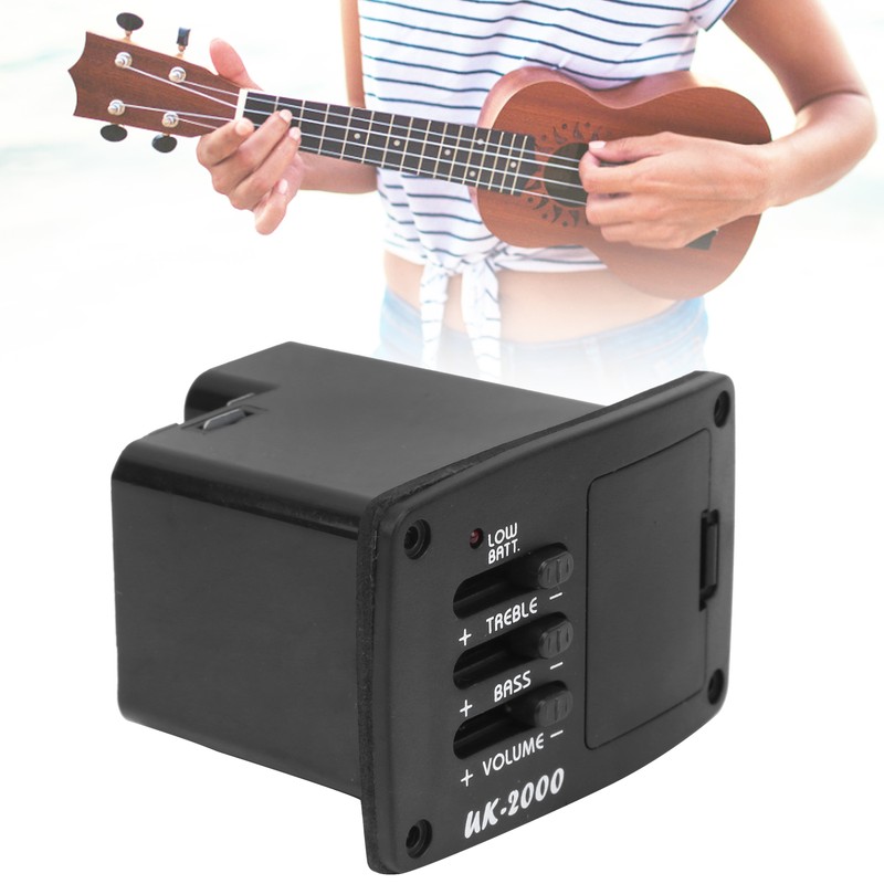 Guitar Pickup Ukulele Sound Pickup ±12dB Equalizer Musical Instruments Supplies
