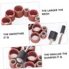 FOMIYES 20pcs Sandpaper Ring Sanding Head for Tool Mesh Polishing