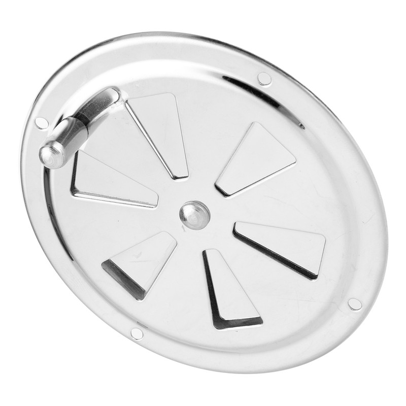 4in Air Ventilator Cover Stainless Steel Round Louvered Lid for