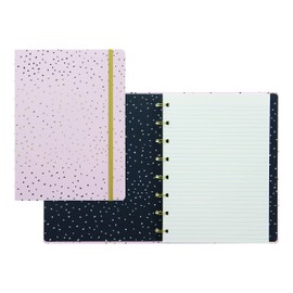 Filofax Refillable Notebook, A5 Size, Confetti Collection, 8.25" x 5.75", (B115118U), Multicolor