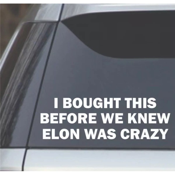 White- I bought this before we knew Elon was Crazy