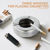 SI SEN 6 x Ashtrays for Outdoors, Removable Ashtray with
