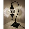 TURAMEX Turkish Mosaic Table Lamps of Swan Style - Handmade