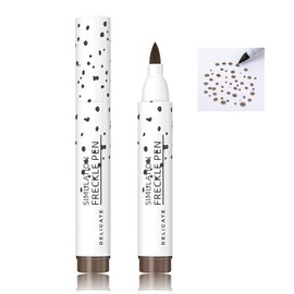 Speckle Freckle Pen, Waterproof Tint, Long-Lasting, Easy Application for Natural, Sun-Kissed Freckles(Dark Brown)
