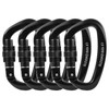 Locking Carabiner - 25kN 5600lb Climbing Carabiner Screw Gate D