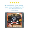 Melissa & Doug Wooden Pirate Chest Pretend Play Set