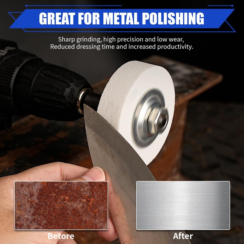 NuoDunco Grinding Wheel Adapter and 75mm Grinding Stone, Change Electric