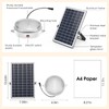 UPONUN Solar Ceiling Light, Daytime & Night 6000K/4000K/3200K Solar Shed