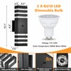 DASTOR Motion Sensor Outdoor Wall Lights 2 Pack, Dusk to
