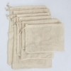 Reusable Cotton Mesh Grocery Bag for Fruits & Vegetables Medium BL09850 100ea