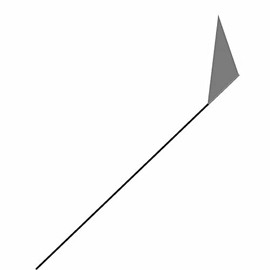 Polaris Ranger Safety Flag, Genuine OEM Part 2882469, Qty 1