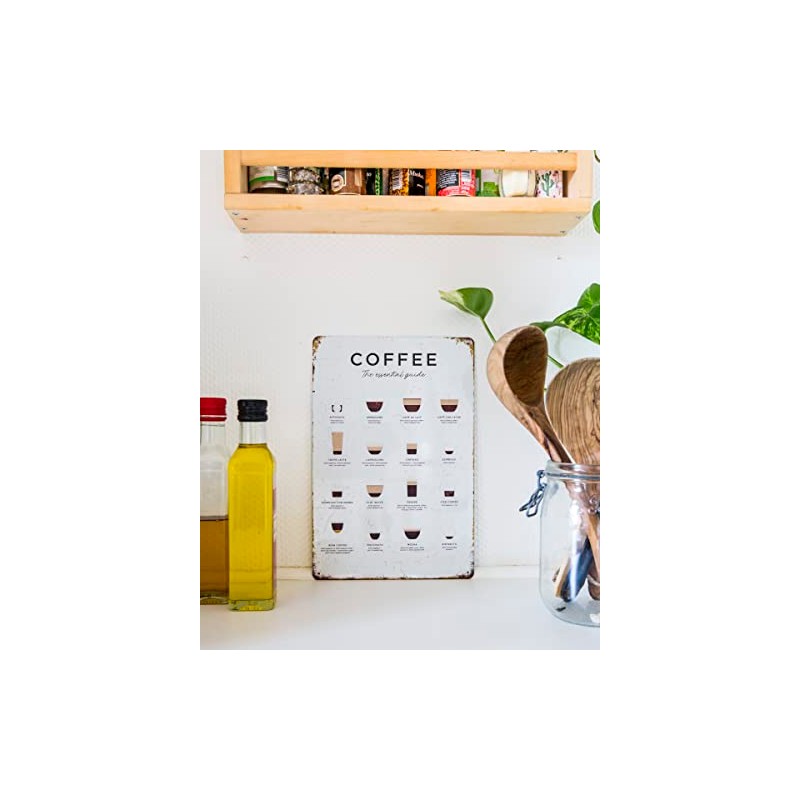 30 x 20 cm Weatherproof Coffee Café Tin Sign, Speciality