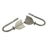 Rod Desyne Feather Dos sujetadores ornamentales para cortinas