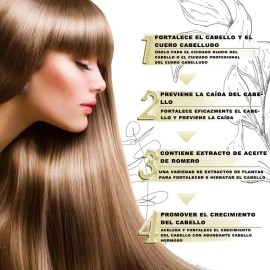 5pzs 60ml Aceite Vegano Natural Para Crecimiento De Cabello                                                                                           