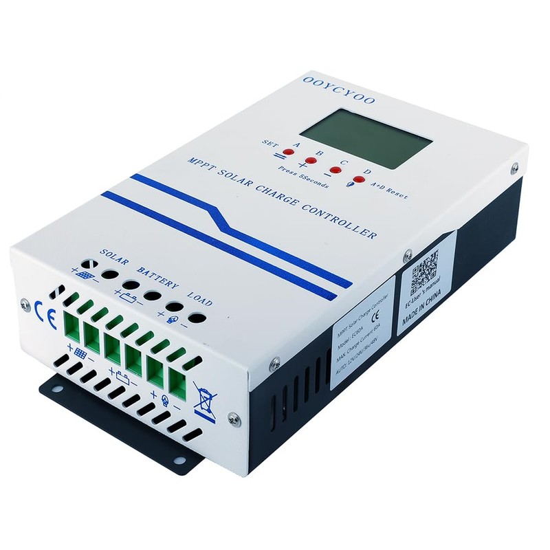 IPO 60A MPPT Solar Charge Controller, 12V/24V/36V/48V Auto Identification, Max