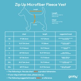 Gooby Zip Up Microfiber Fleece Dog Sweater - Green, Large - Warm Double Layered Soft Microfiber Fleece Step-in Dog Jacket Without Ring Leash - Winter Dog Sweaters for Small Dogs and Medium Dogs