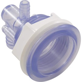 Waterway 228-0308 Jet Body, Mini Storm, a3/8" b, w3/4" b, THD, Clear