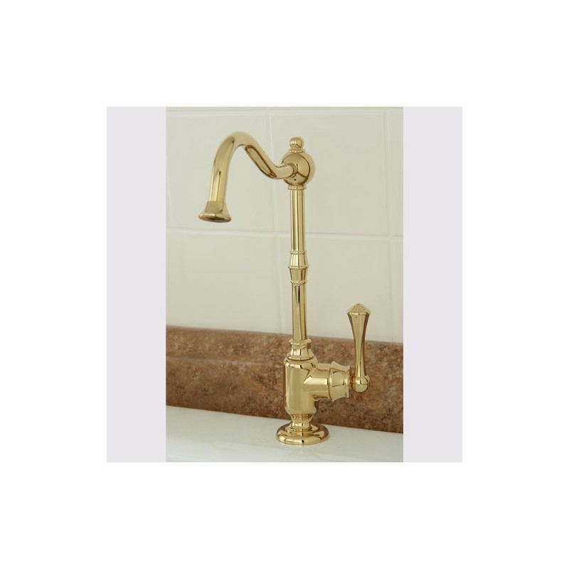 KINGSTON BRASS KS7392BL Vintage Cold Water Filtration Faucet, Polished Brass