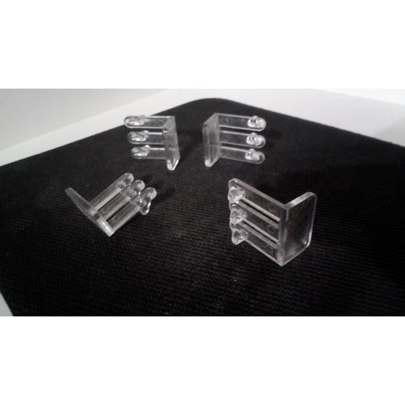 BMI claear plastic false front clips #1931cl lot of 50