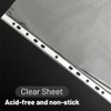 ASPIRE UK A4 Punched Pockets – 50 Clear Plastic Sheet