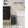 Cesun Small Bathroom Trash Can with Lid Soft Close, 5