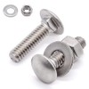 1/4-20 x 1-1/4 Inch Carriage Bolt Kit, 304 Stainless Steel