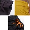 Ougelebo Men's Swimming Trunks with Zip Pocket, Quick-Drying, orange