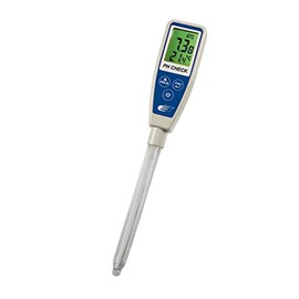 TFA Dostmann PH Check G pH Meter, 31.3002.06, with Fixed Glass Electrode, IP65 Splashproof, 1-3 Point Calibration Possible, Digital, Blue