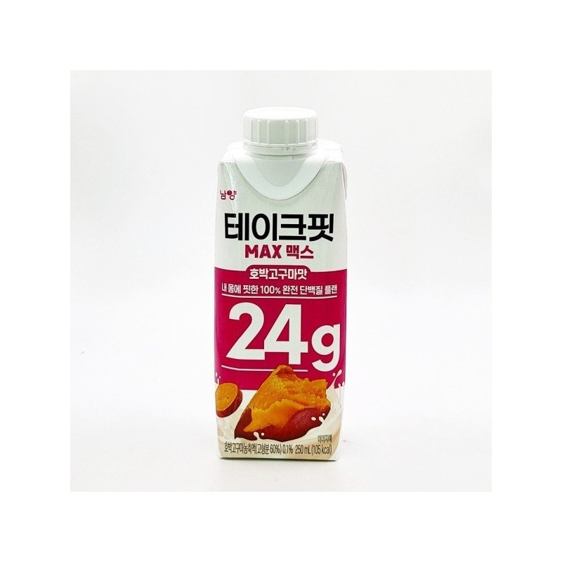 남양 테이크핏 맥스 고소한맛 250ml 4개 + 호박고구마맛 250ml 4개