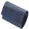 Cartolare Genuine Leather Trifold Wallet "Hammock Wallet Compact Classico", navy
