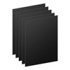 DARENYI 5pcs Black Acrylic Sheet 1.7mm Thick Plastic Sheets Boards