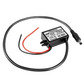 DC 24V to 12V 5A Power Adapter Conversion, with 5.5mmx2.1mm DC Output Jack (Input Range 16V-32V), Compatible with LED Lights, GPS, routers, and Bluetooth Speakers for 12V Voltage Regulation