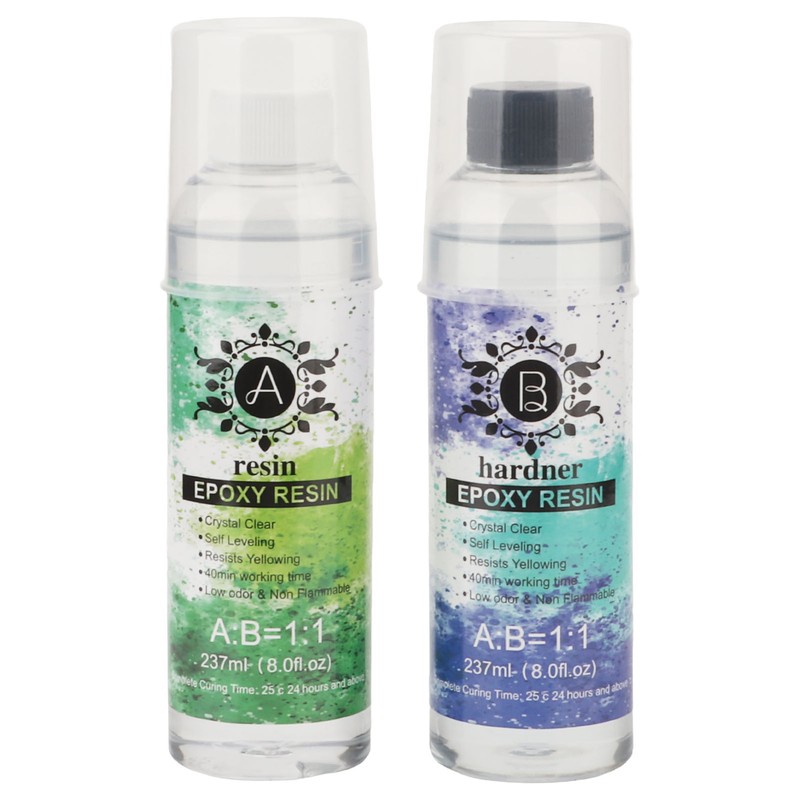 Epoxy Resin Glue Transparent UV Resistant Safe Low Odor DIY
