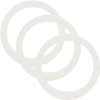 Set of 3 Rubber Gasket is Suitable for 6 Cup