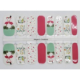 Flamingo Love Nail Polish Wraps - Nail Polish Strips