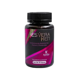 Resveraken - Semilla Uva Roja Resveratrol Aai Resveraken Kenkoi 1 Mes Sin Sabor                                                                       