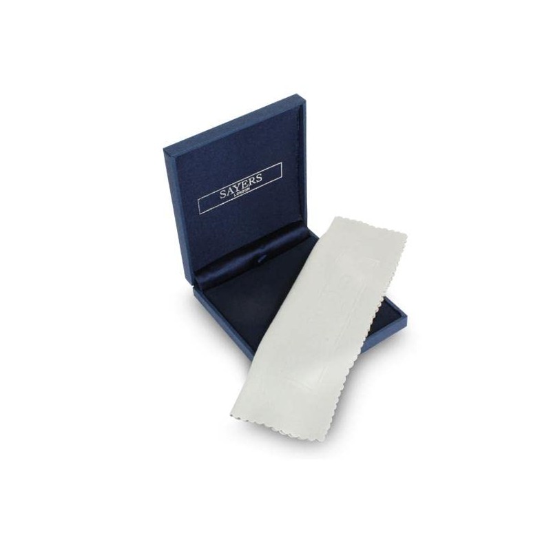 Sterling Silver Modern St Christopher Pendant - 18 Inches