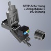 ZOERAX 2x CAT 8 RJ45 Connectors - Tool-free, 40 Gbit/s,
