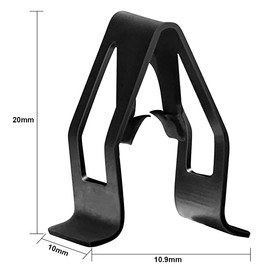 CGEAMDY 20 Pieces Dashboard Trim Car Clips, Mounting Bracket Clip, Console Dash Panel Retainer Clips Rivets for Car, Car Front Console Dash Dashboard Trim Holder Clips