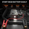7000A【5 and 1 Multifunctional】Portable starter with air pump, car battery