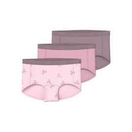 NAME IT Girls Nkfhipster 3P Barely Pink Bow Noos, Barely Pink