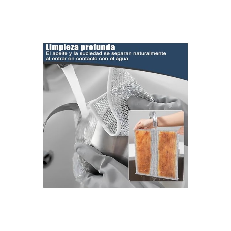 30PCS Trapos de Limpieza de Alambre Multiusos, Trapos de Alambre