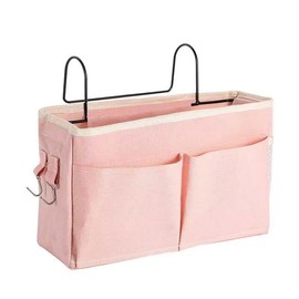 zalati Bedside Storage Pocket Bedside Caddy Organizer Pocket Hanging Baskets Organiser for Bed Rails, Sofa, Bunk Bed on School Dorm Room