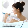 Ipetboom Elderly-friendly Bathing Brush Shower Loofah Sponge Back Cleaning Brush