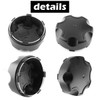 Rheedal 4Pcs 107.1mm/4.22Inch Center Caps for OEM Can-Am Wheel Rim