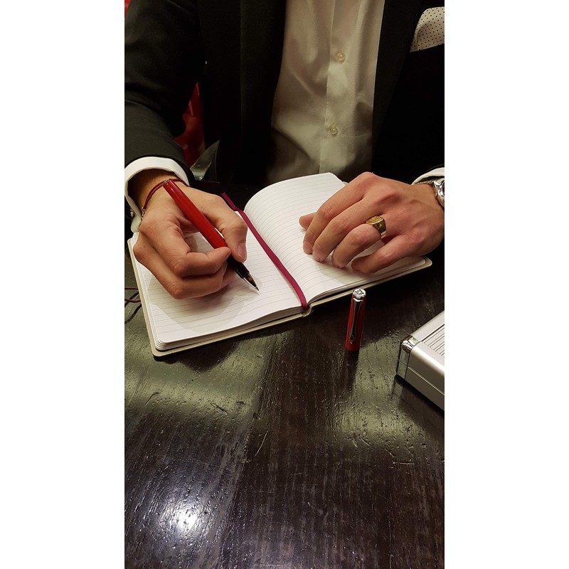 Dilomat Esteem Red Lacquer Rollerball pen,Red