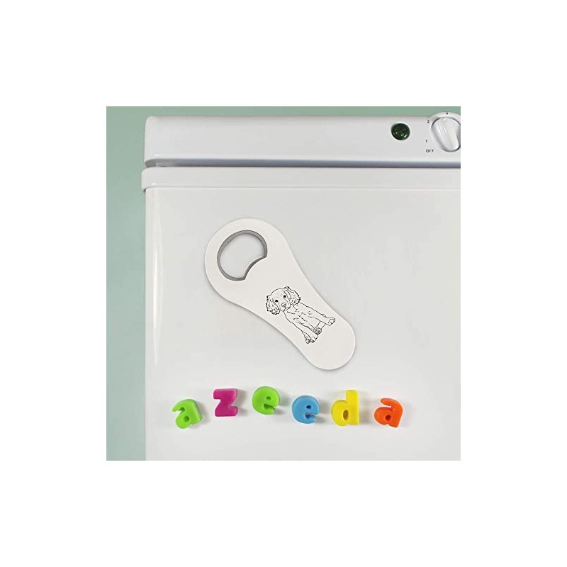 Azeeda 'Cocker Spaniel Puppy' Bottle Opener Fridge Magnet (BO00067669)