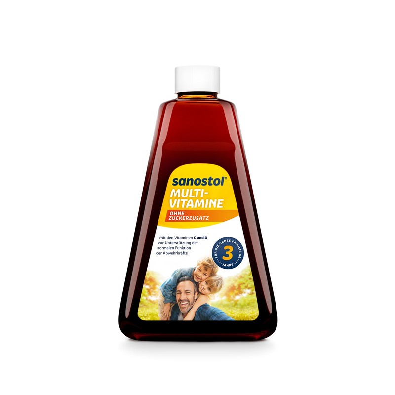 Sanostol Multi-vitamins without added sugar: for children over 3 years