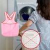 TZMFHD Laundry Apron With Pouch, Exquisite Sleeveless Clothes Drying Apron,
