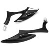 Pair of Custom Blade Side Rearview Mirrors + Black Spike